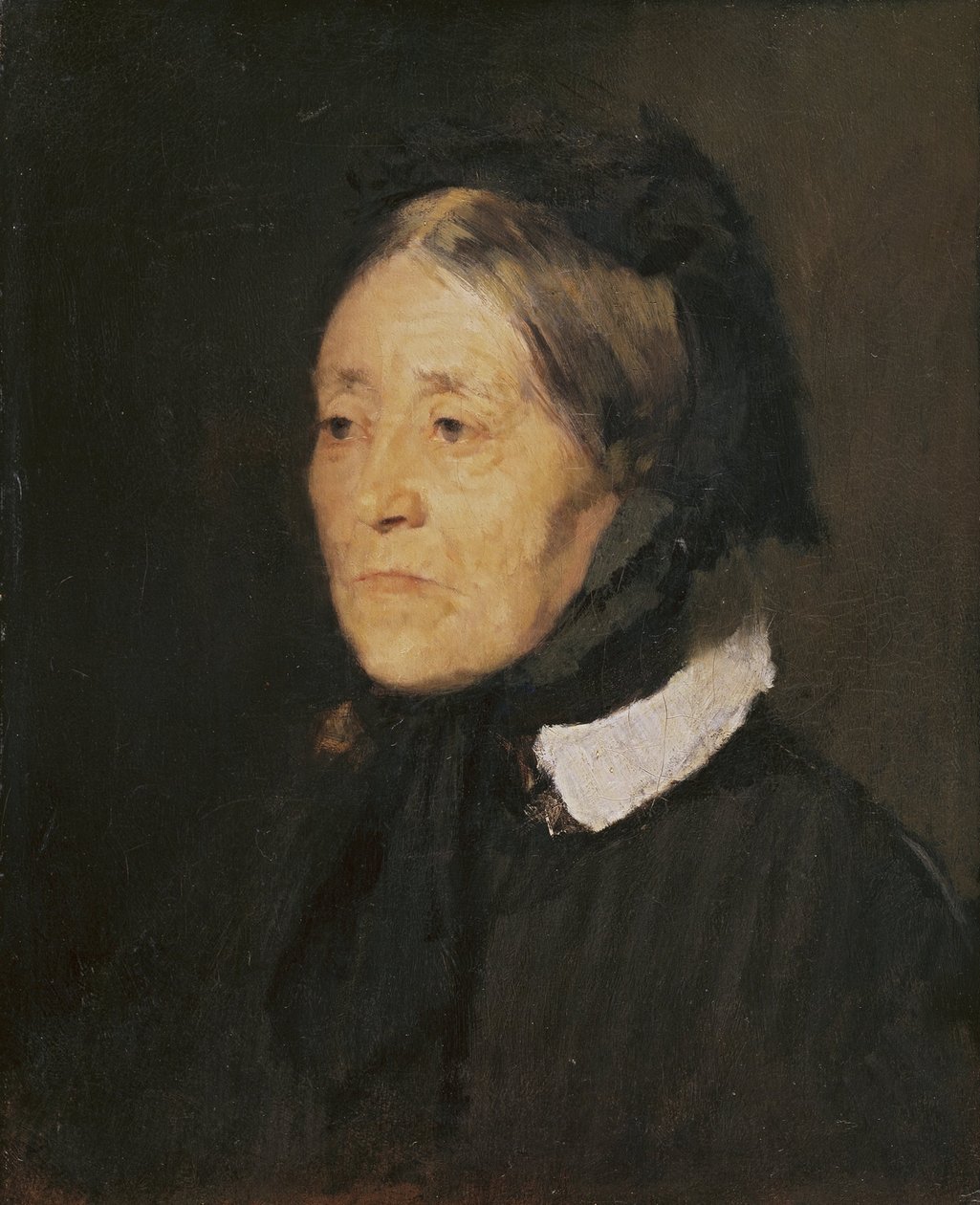 Bayan Anna Gentz by Wilhelm Maria Hubertus Leibl