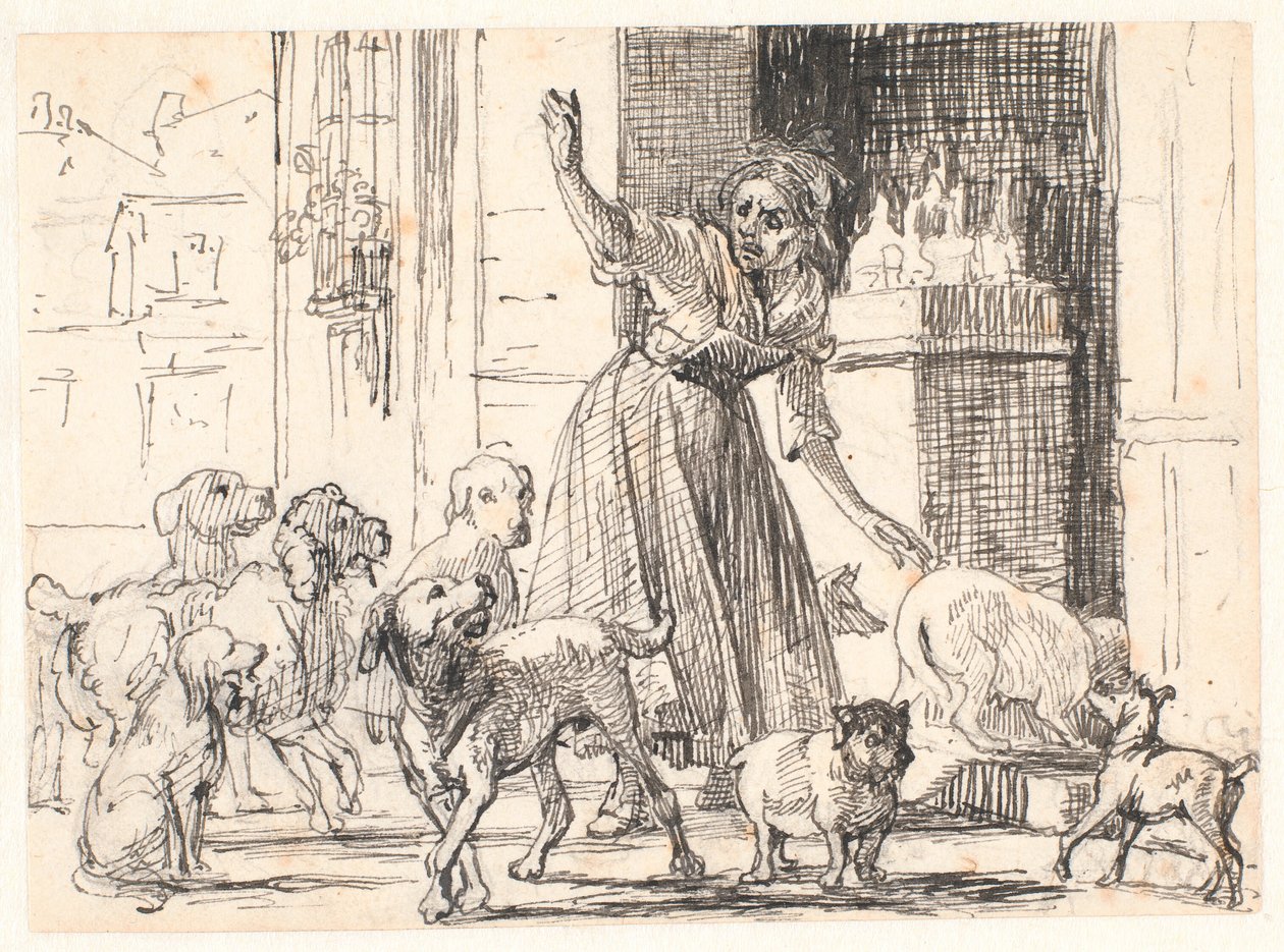 müdahaleci talipler by Wilhelm Marstrand