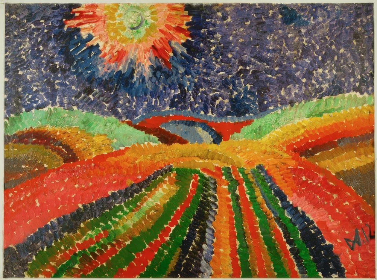 Toprak yol by Wilhelm Morgner