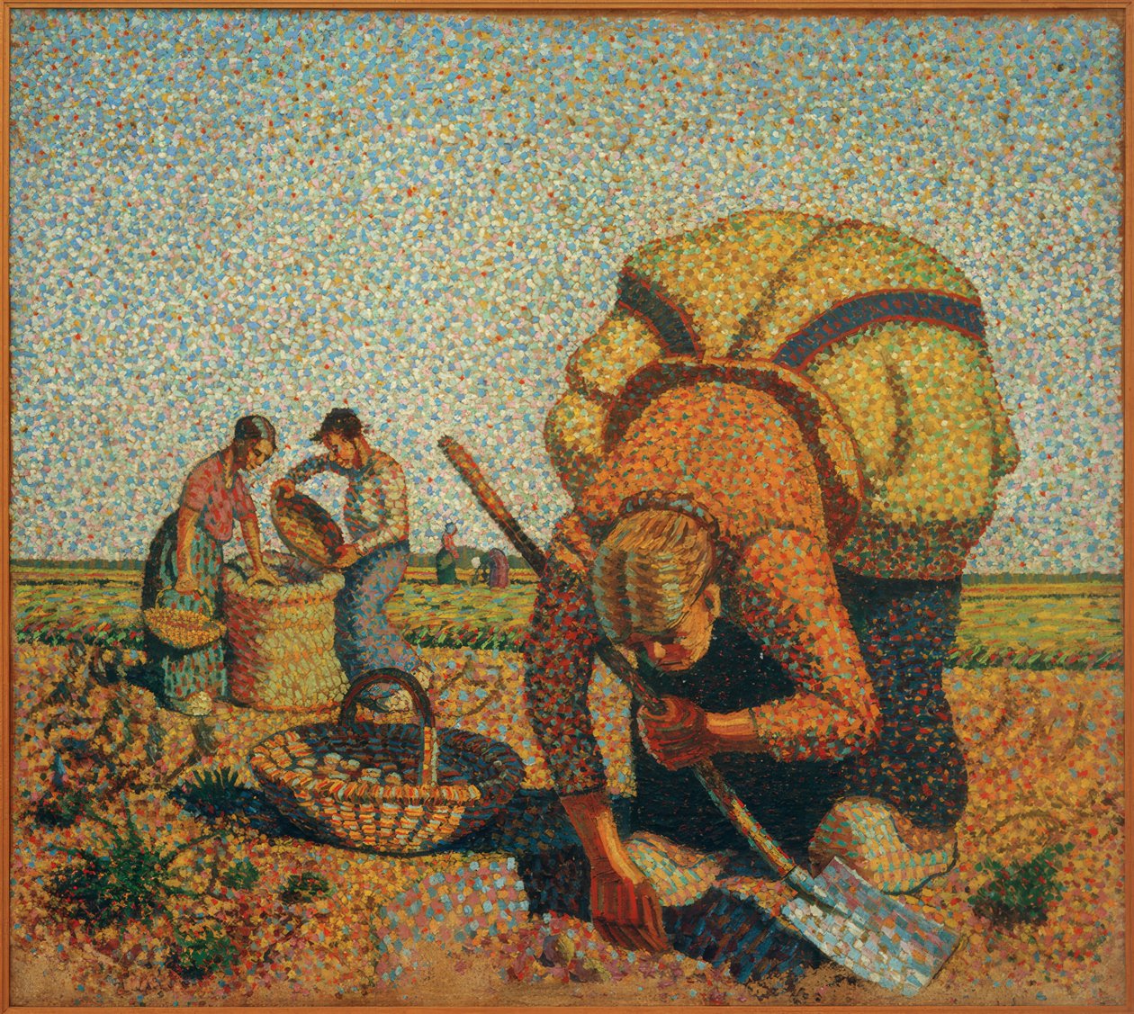 Kartoffelernte II by Wilhelm Morgner