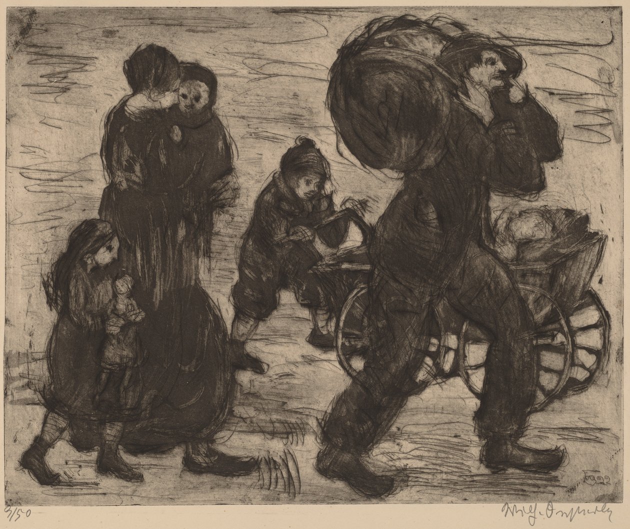 Mülteci Ailesi by Wilhelm Oesterle