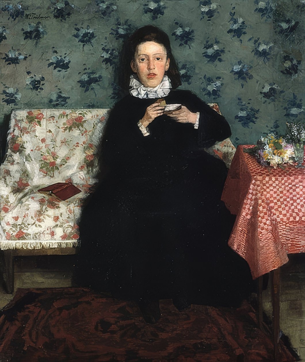 Kanepede. 1872 by Wilhelm Trübner