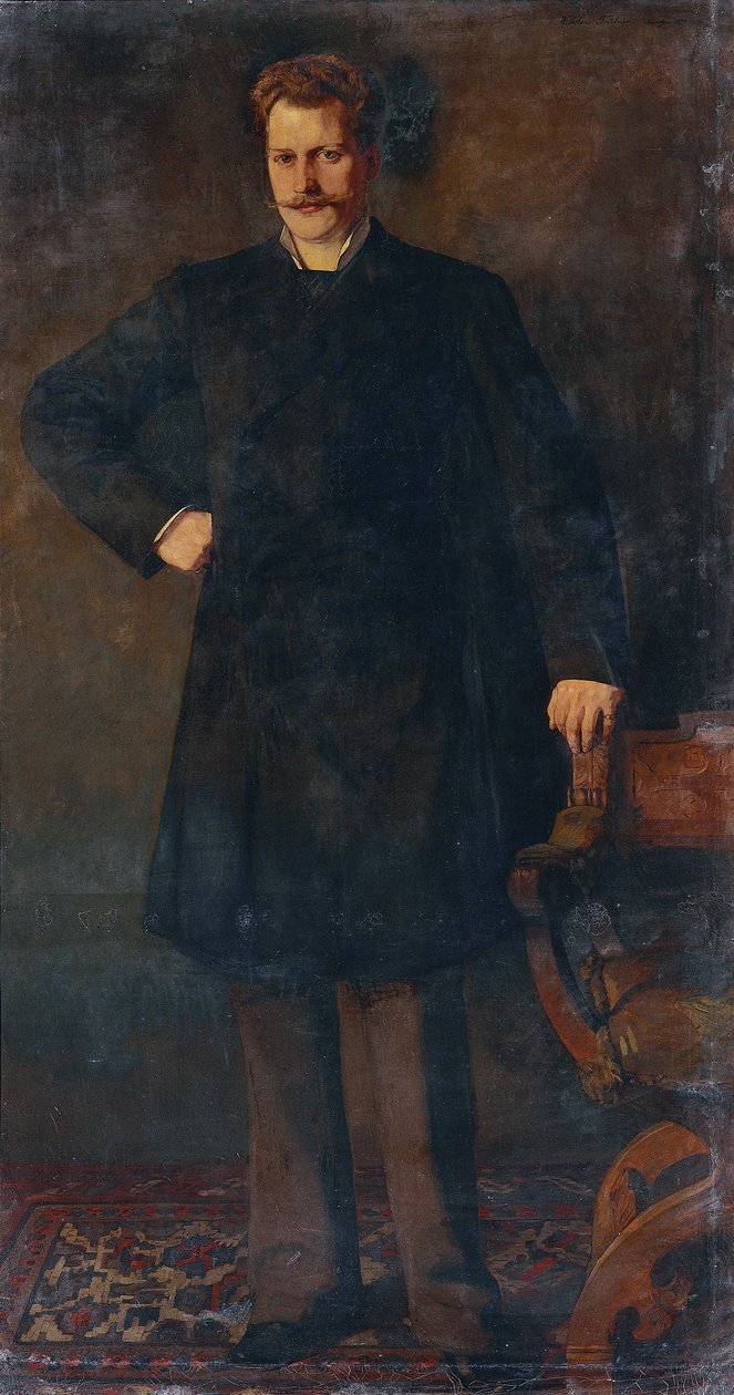 Kammersänger Theodor Reichmann by Wilhelm Trübner