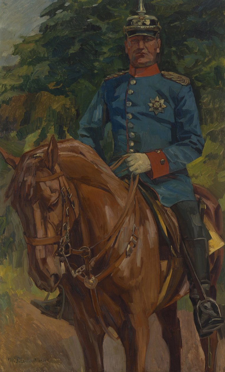 binicilik portresi by Wilhelm Trübner