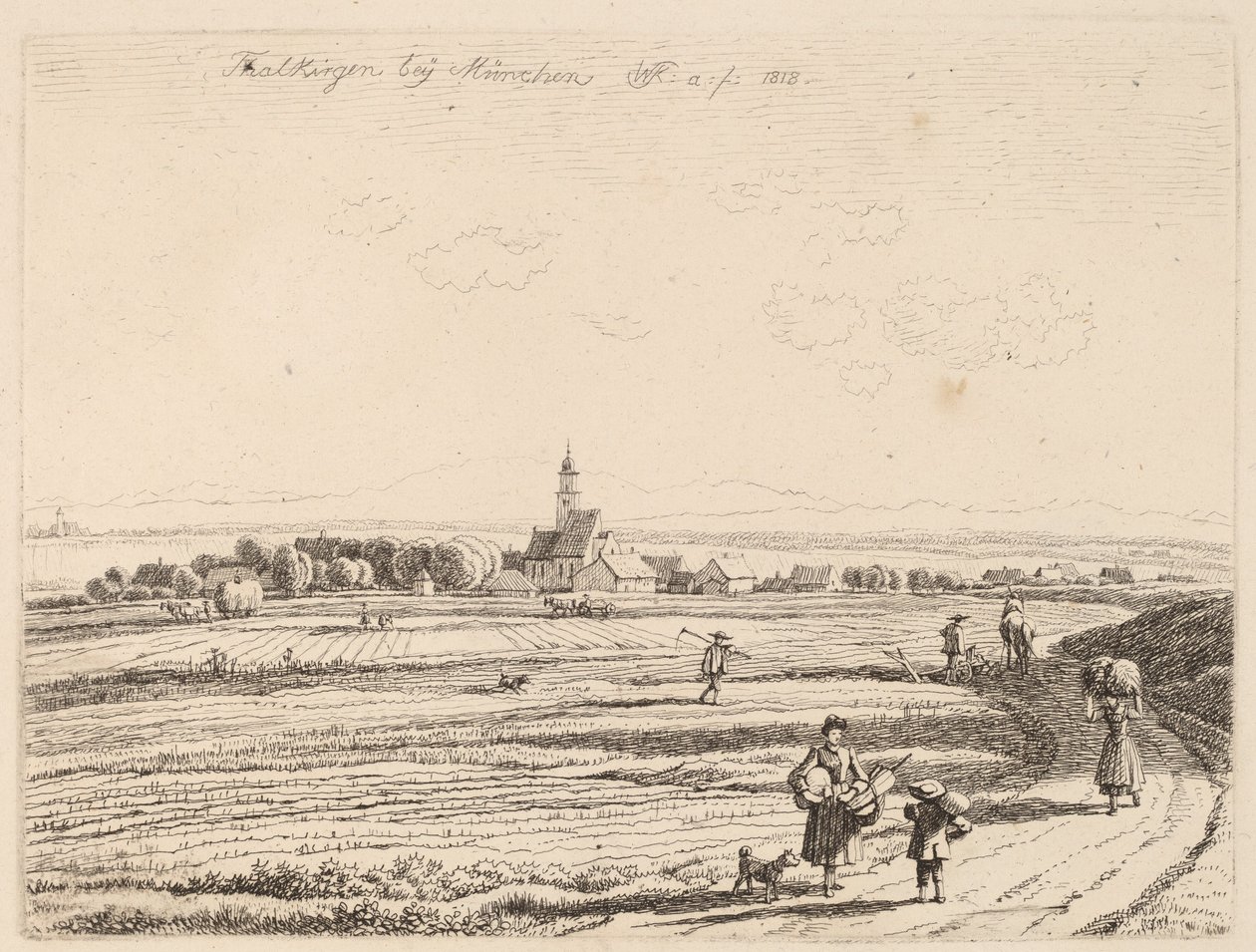 Thalkirchen by Wilhelm von Kobell