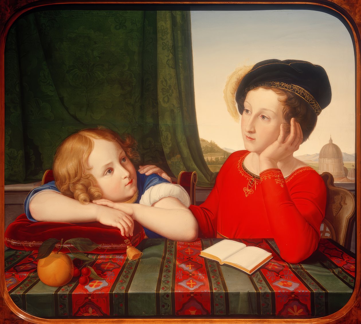 Wienczyslaw ve Konstanty Potocki by Friedrich Wilhelm von Schadow