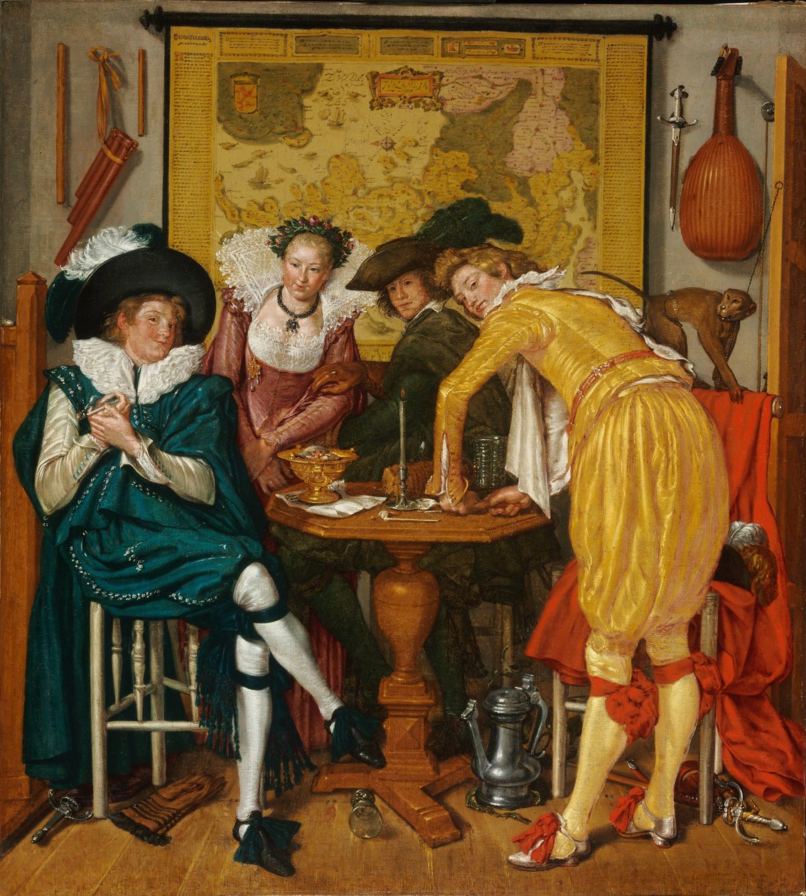 neşeli şirket by Willem Pietersz Buytewech