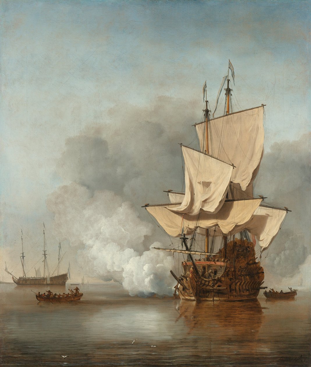 top atış by Willem van de Velde the Younger