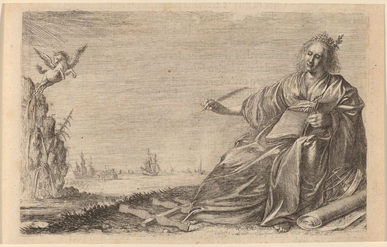 Şiirin İlham Perisi, 1634. by Willem Basse