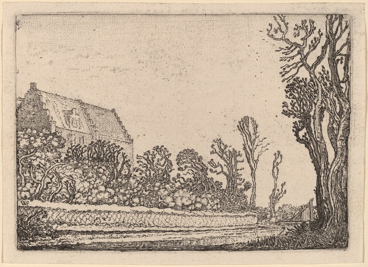 Basamaklı Gable ile Ev by Willem Buytewech