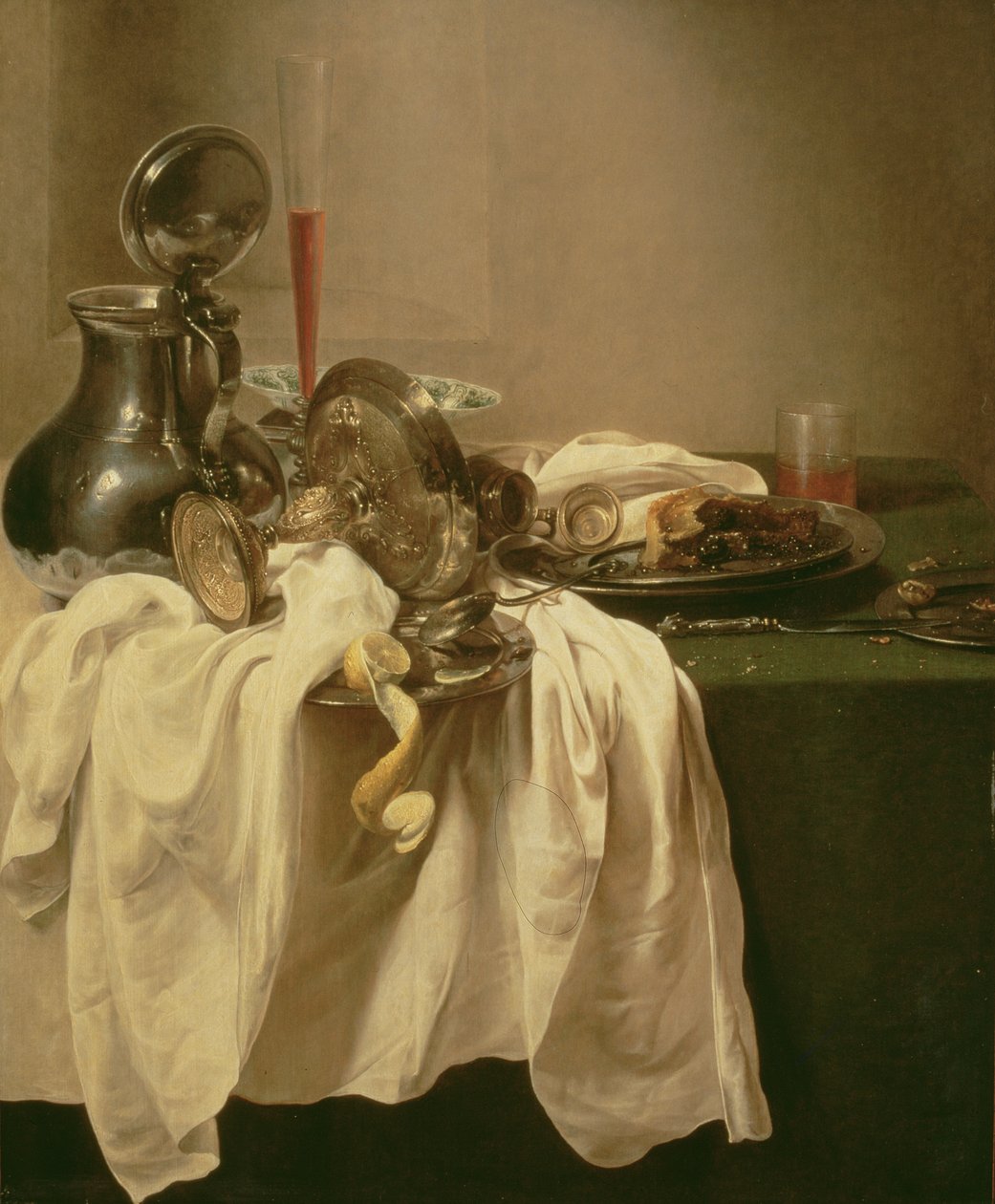 Natürmort (tuval üzerine yağlı boya) by Willem Claesz. Heda