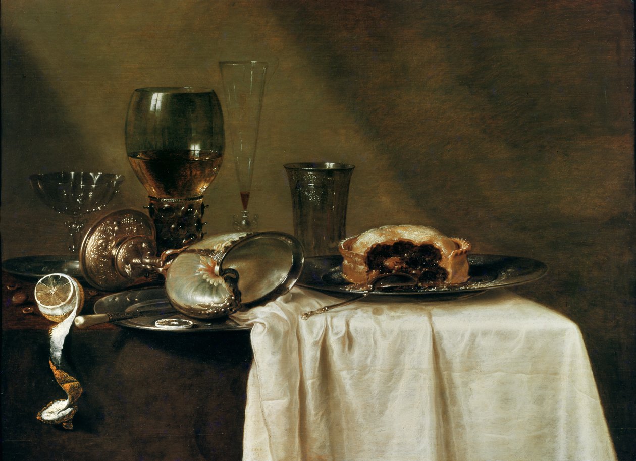 Frenk Üzümü Tartı, 1635 by Willem Claesz. Heda