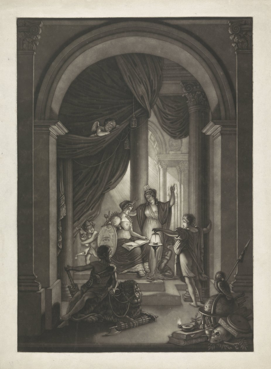 Masonluk Alegorisi, 1810-1840 dolayları by Willem Grebner