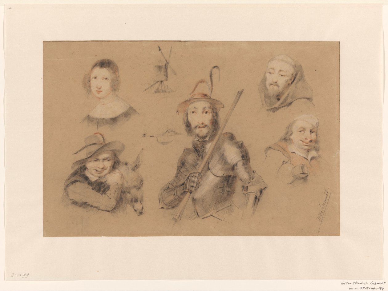 Don Kişot'tan Figürler by Willem Hendrik Schmidt