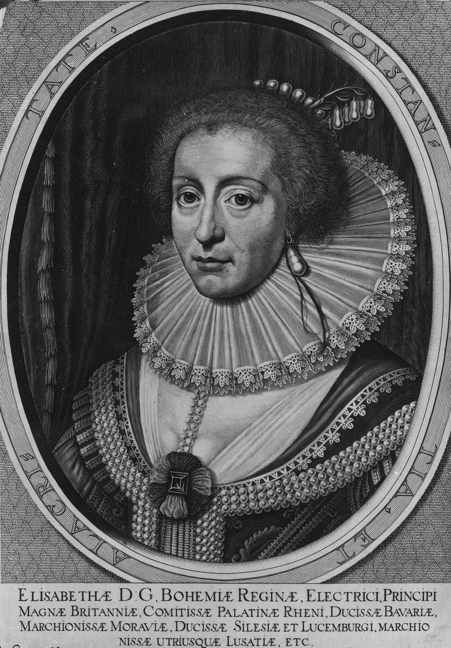 Elizabeth, Bohemya Kraliçesi, 1630 by Willem Hondius