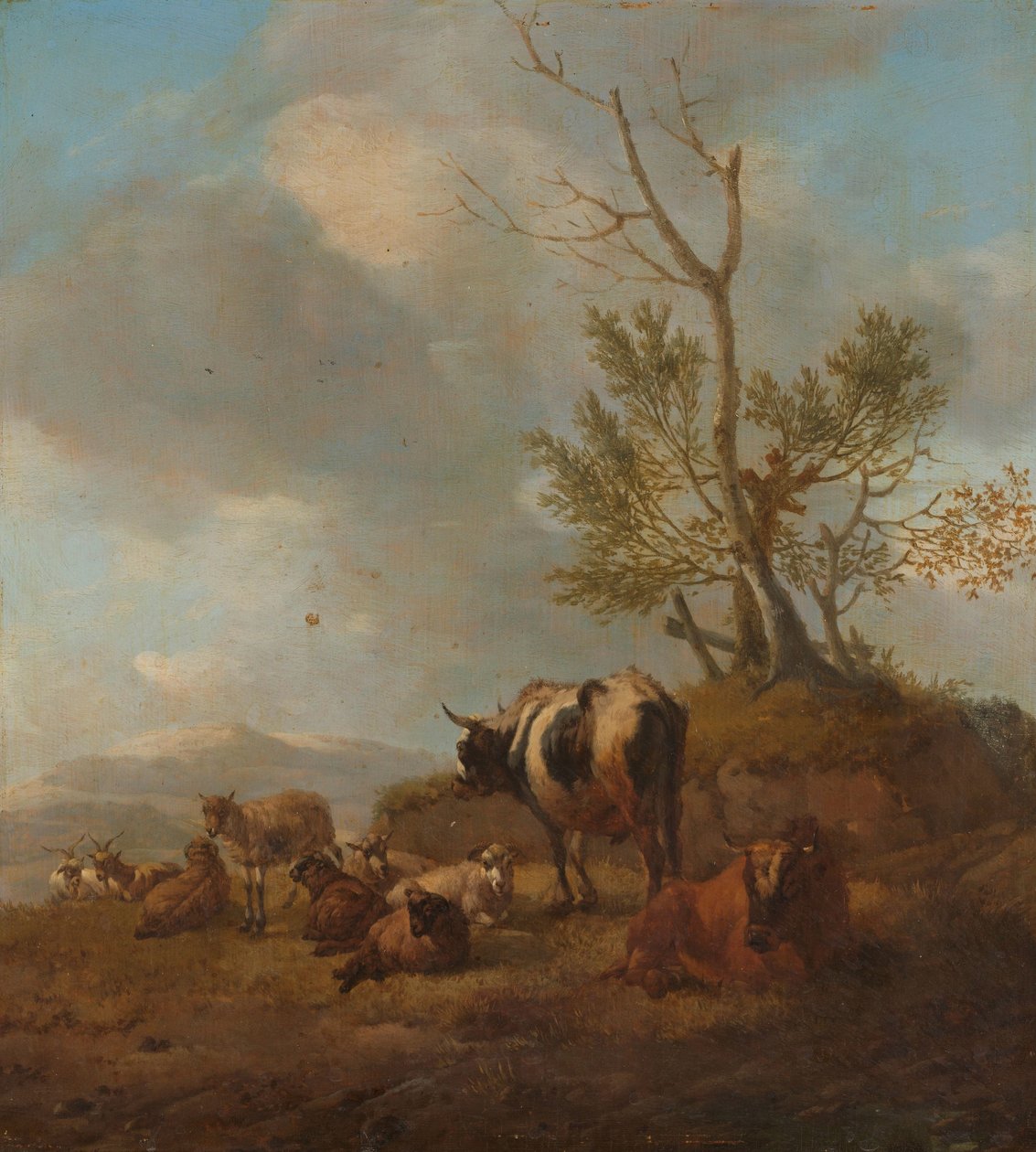 Hayvanlarla Manzara by Willem Romeyn