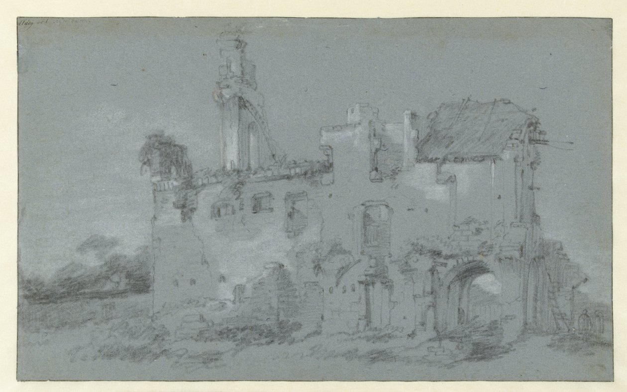 Rijnsburg Manastırı Harabeleri by Willem Schellinks