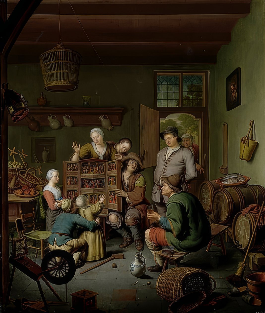 Nadirlik kutusu (? T Fraay Curieus). 1718 by Willem Van Mieris