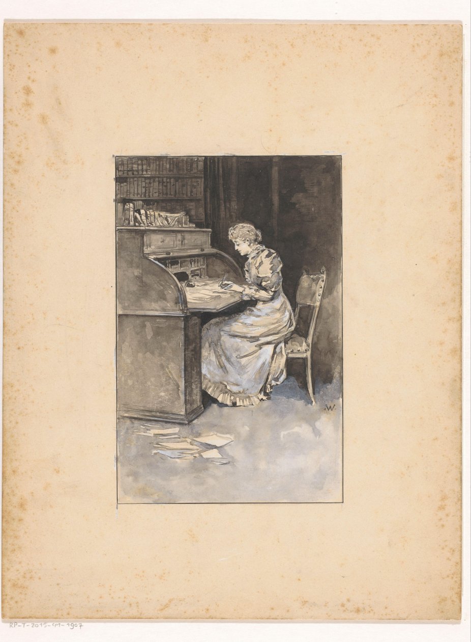 kadın yazma by Ludwig Willem Reymert Wenckebach