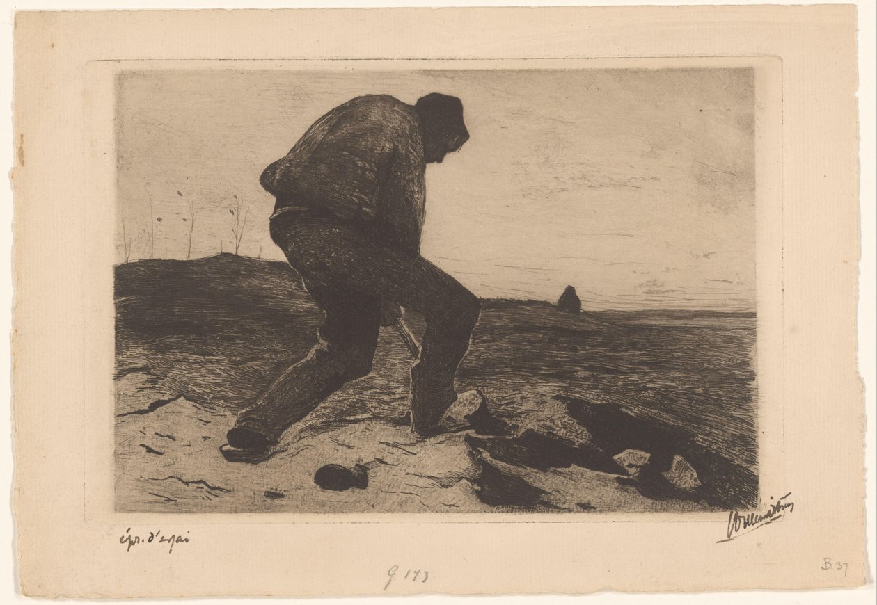 işçiyi kaldır by Willem Witsen (signed by artist)