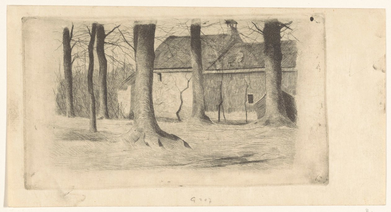 Bir evde ağaçlar by Willem Arnoldus Witsen