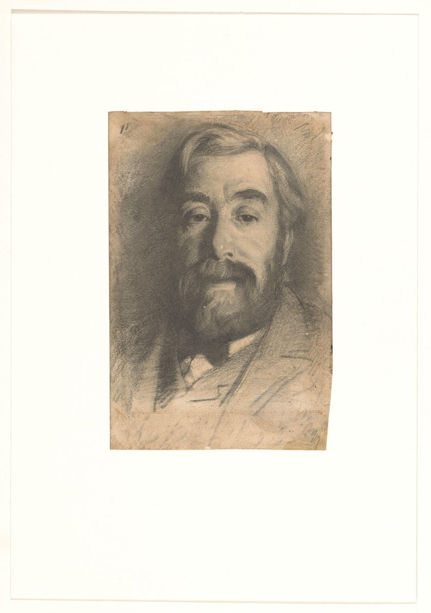 Ressam Anton Mauve'nin portresi by Willem Arnoldus Witsen