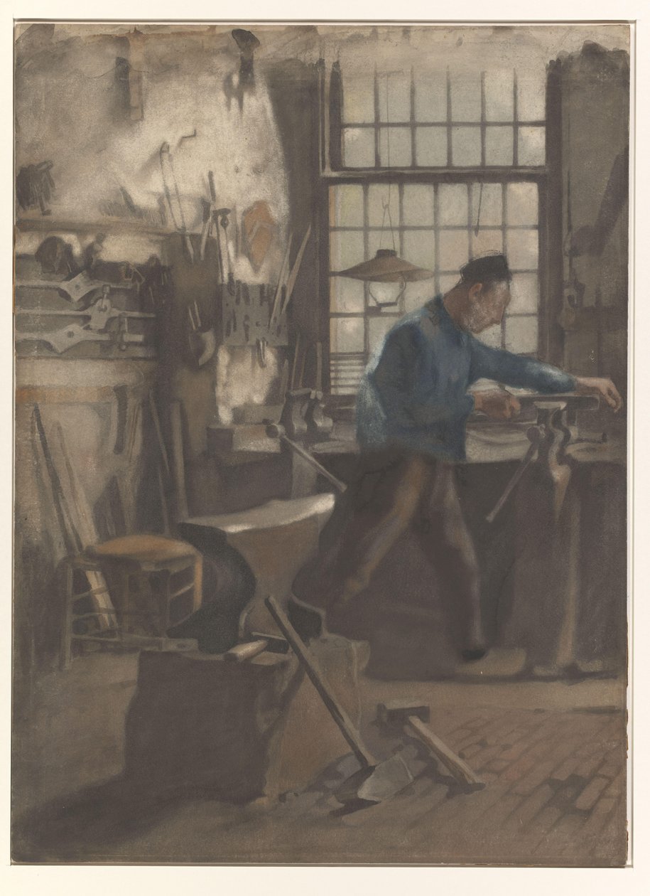 Demirci demirhanesinde by Willem Arnoldus Witsen