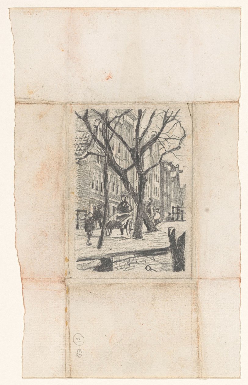 Amsterdam'da Şehir Manzarası: Rechtboomsloot by Willem Arnoldus Witsen