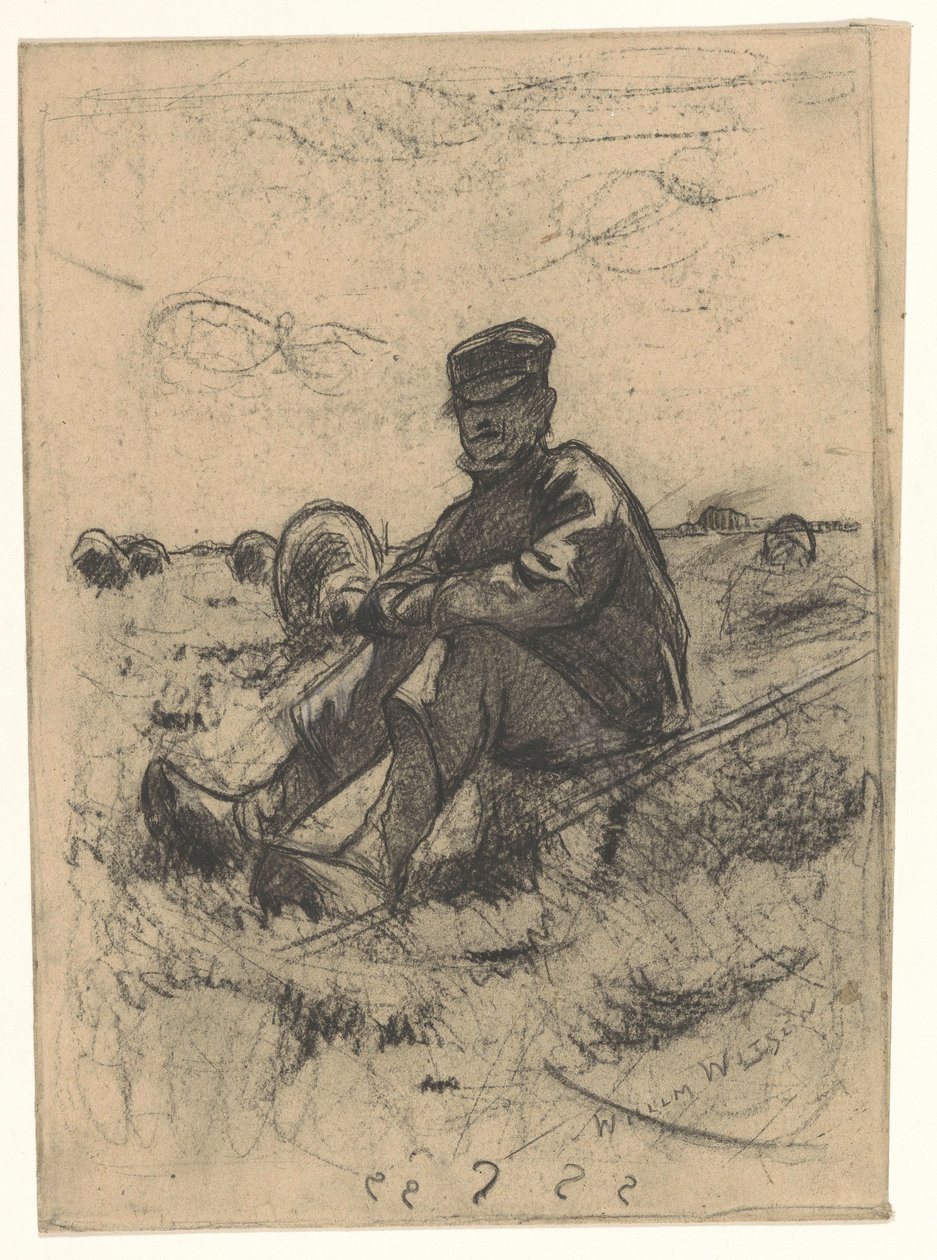 Oturan Çoban by Willem Arnoldus Witsen