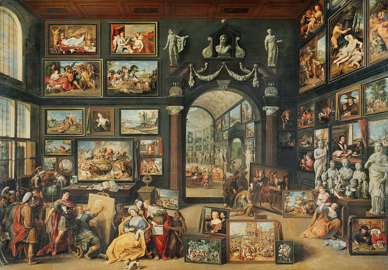Apelles Stüdyosu by Willem van II Haecht