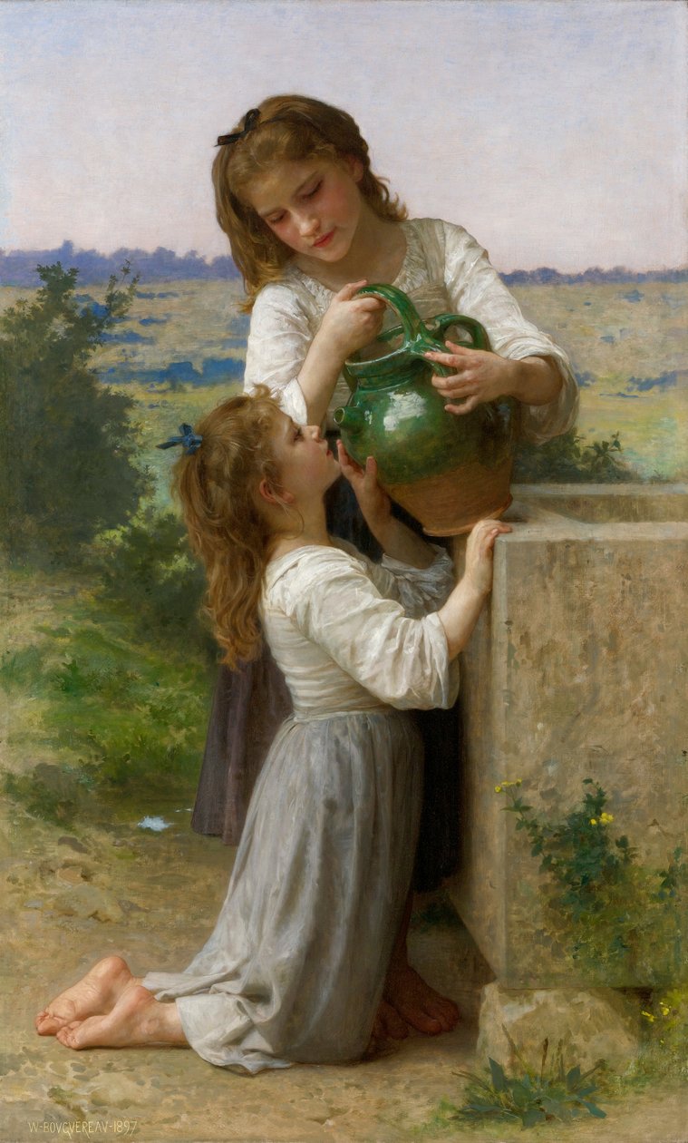 Çeşmede by William Adolphe Bouguereau