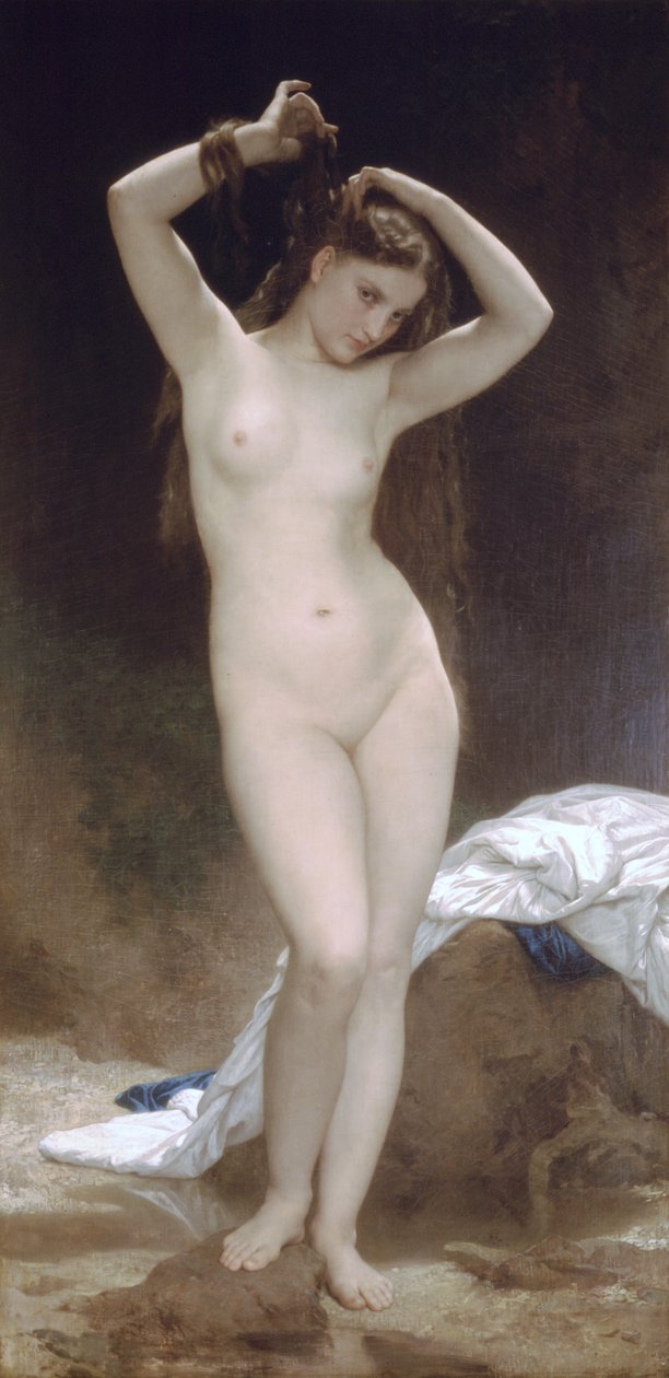 yüzücü by William Adolphe Bouguereau