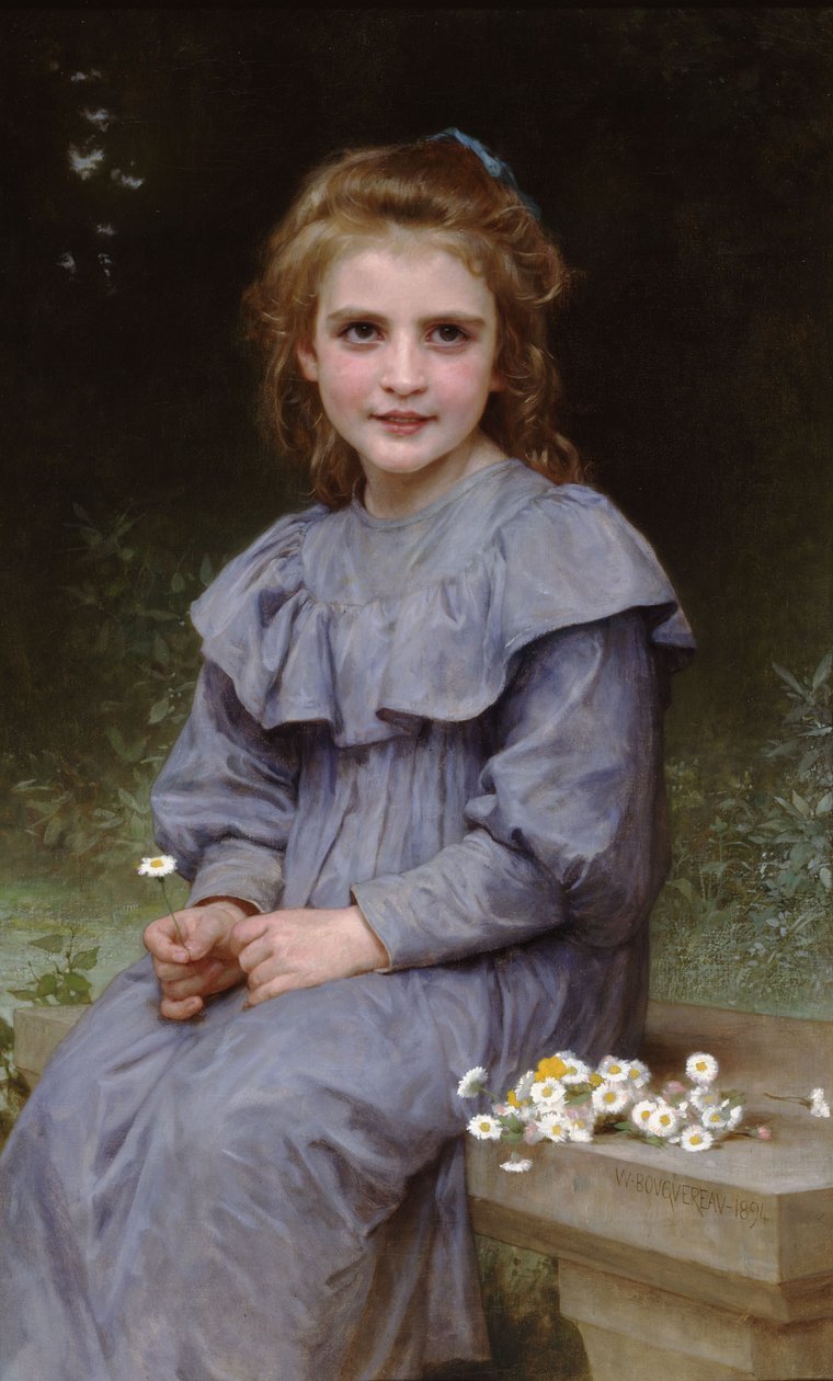 Papatyalar by William Adolphe Bouguereau