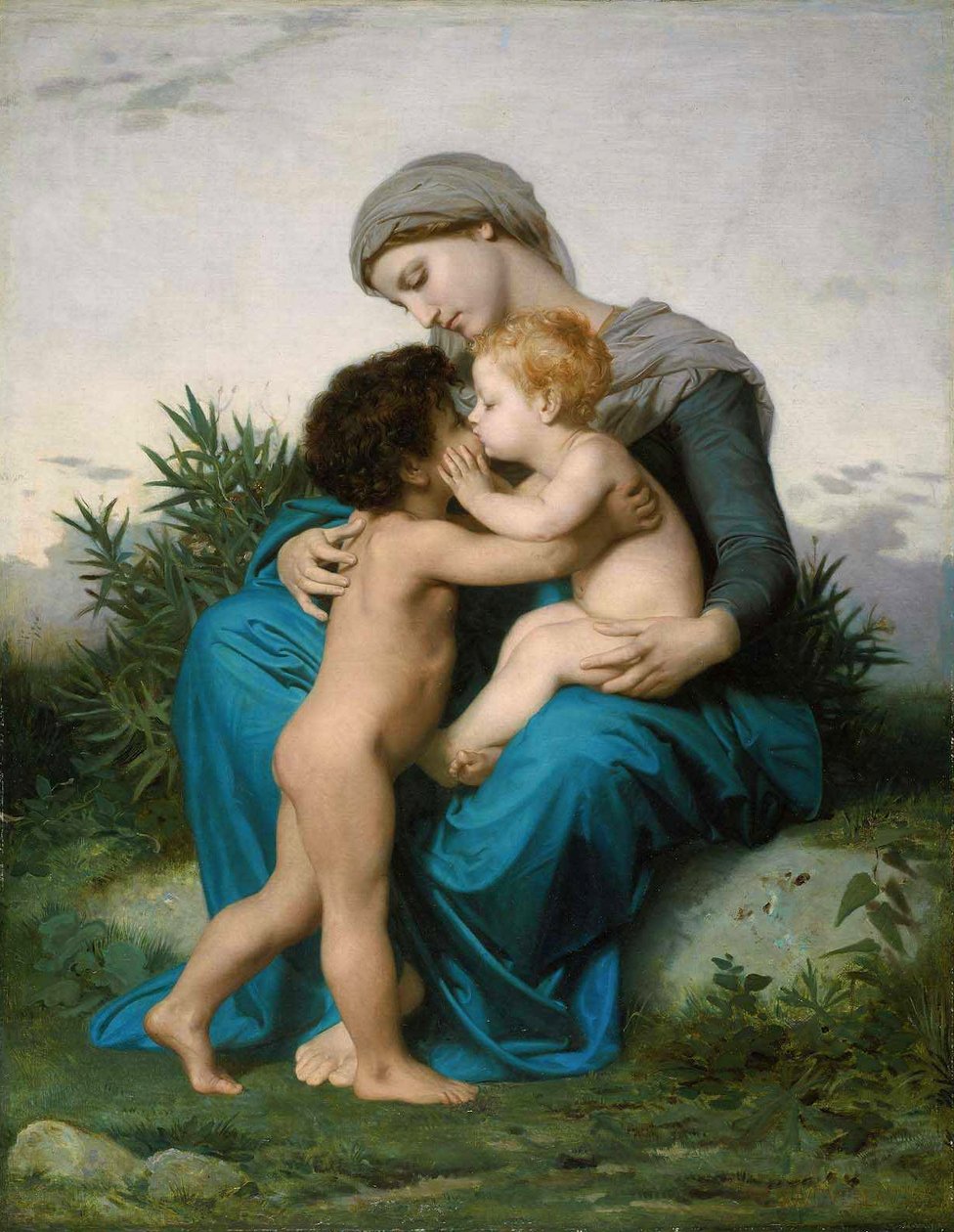 kardeş sevgisi by William Adolphe Bouguereau
