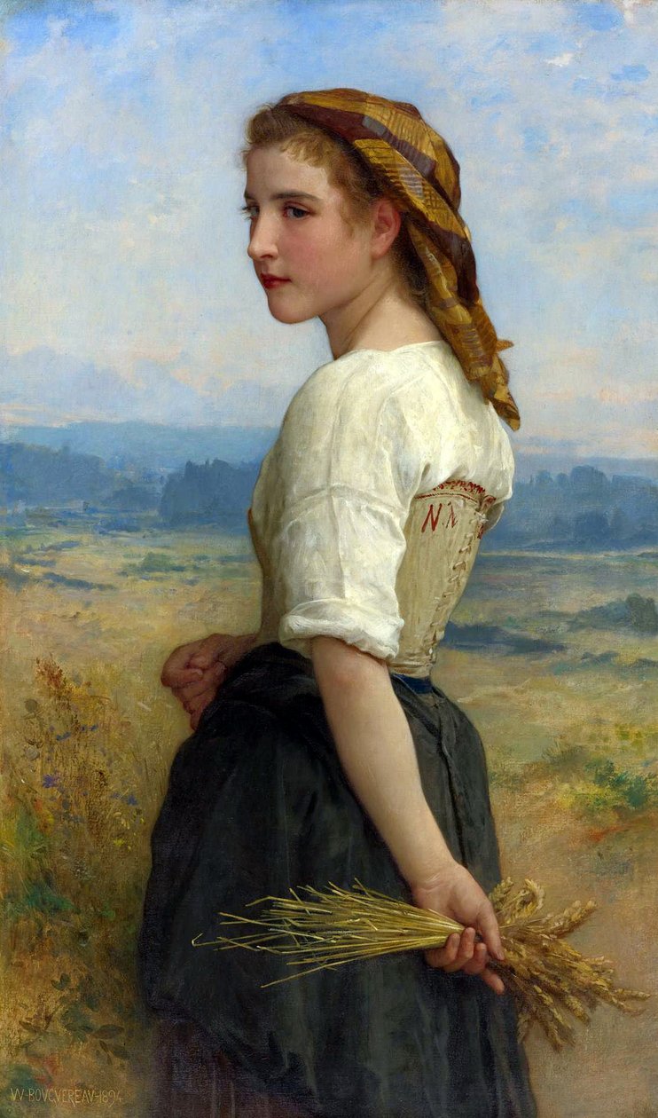 toplayıcı (1894) by William Adolphe Bouguereau