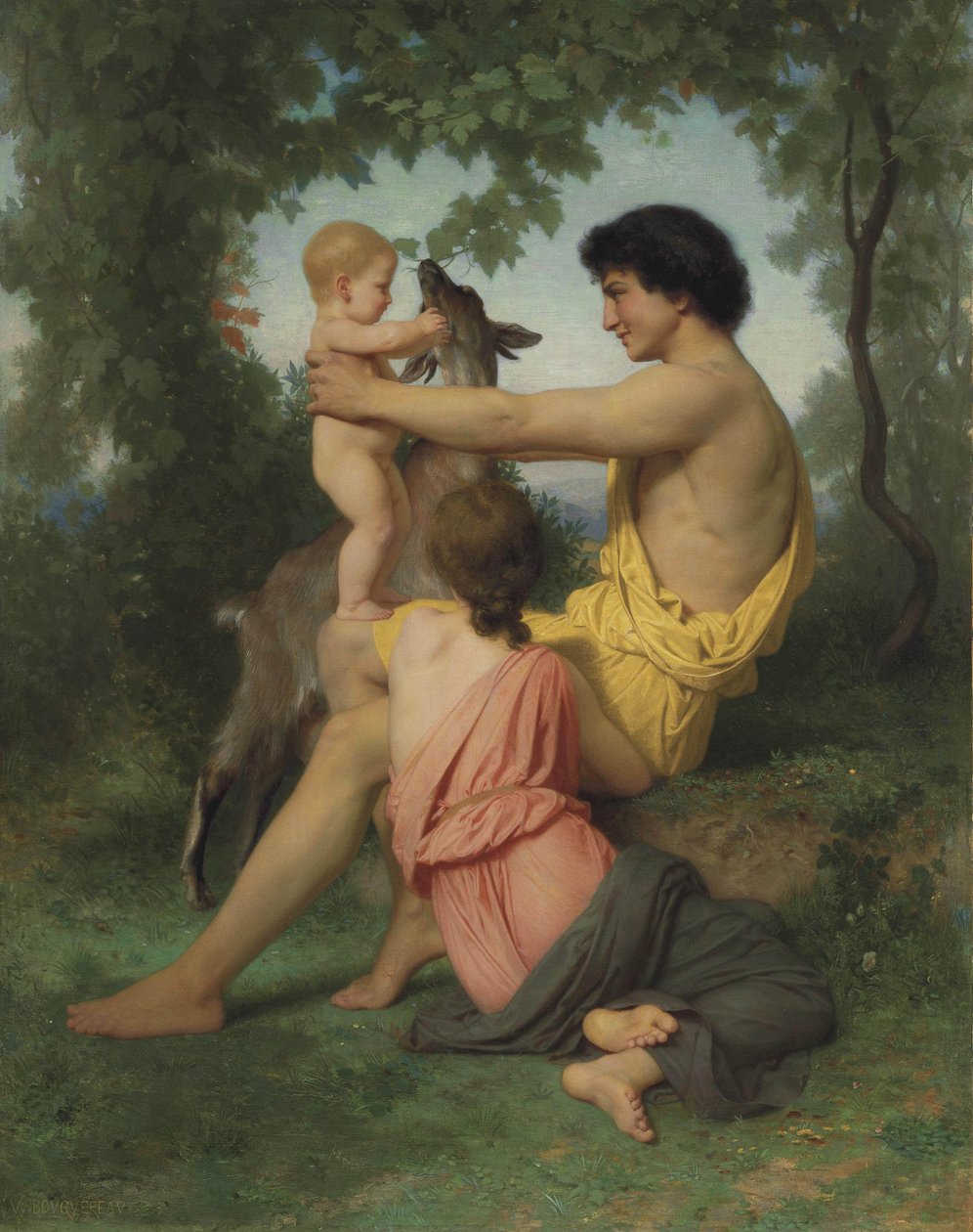 İdil Kadim Ailesi by William Adolphe Bouguereau
