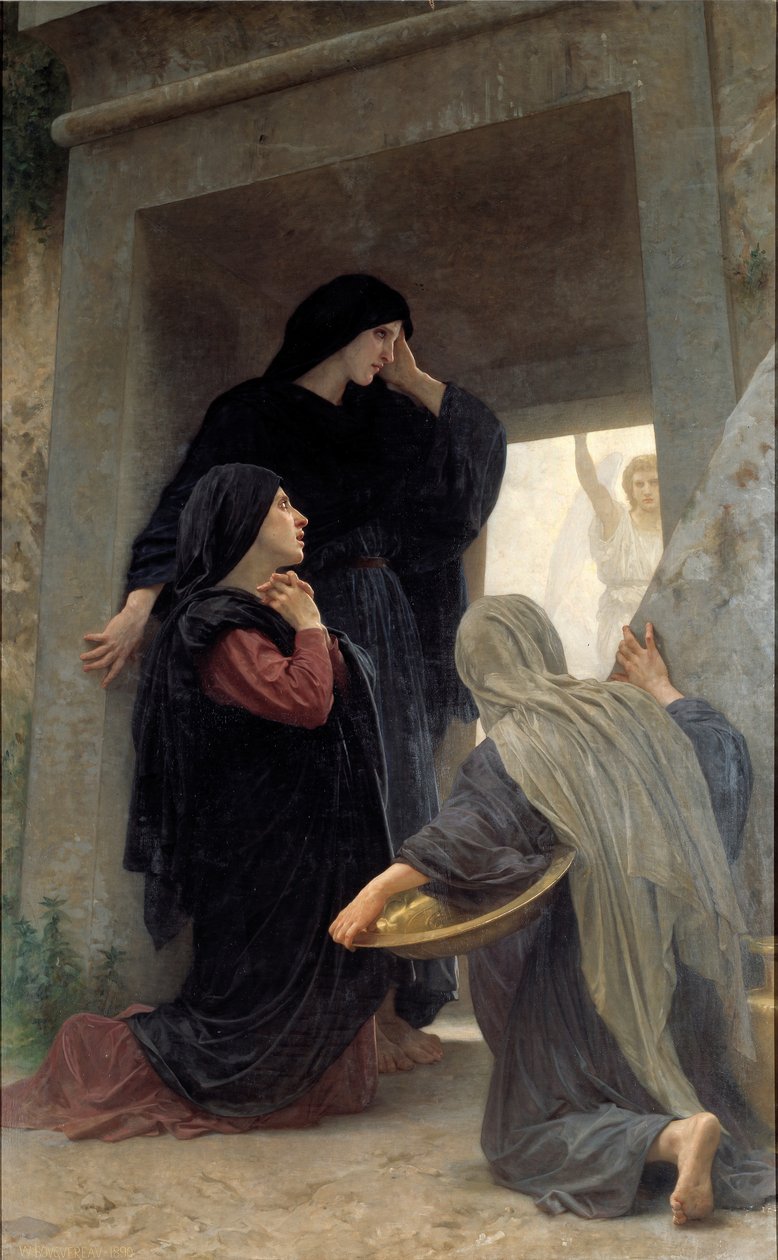 Mezardaki kutsal kadınlar by William Adolphe Bouguereau