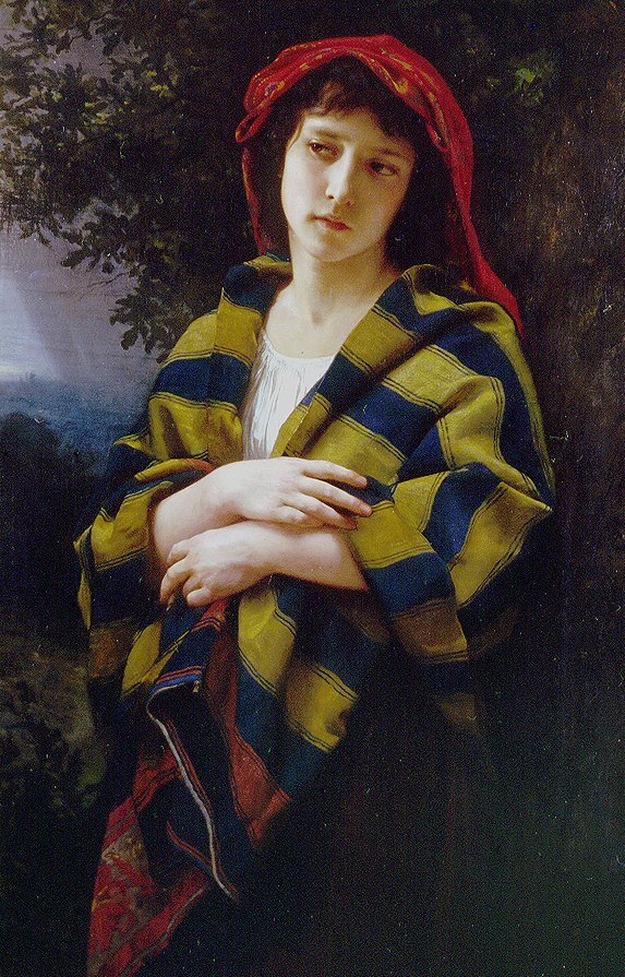 Fırtına esnasında by William Adolphe Bouguereau