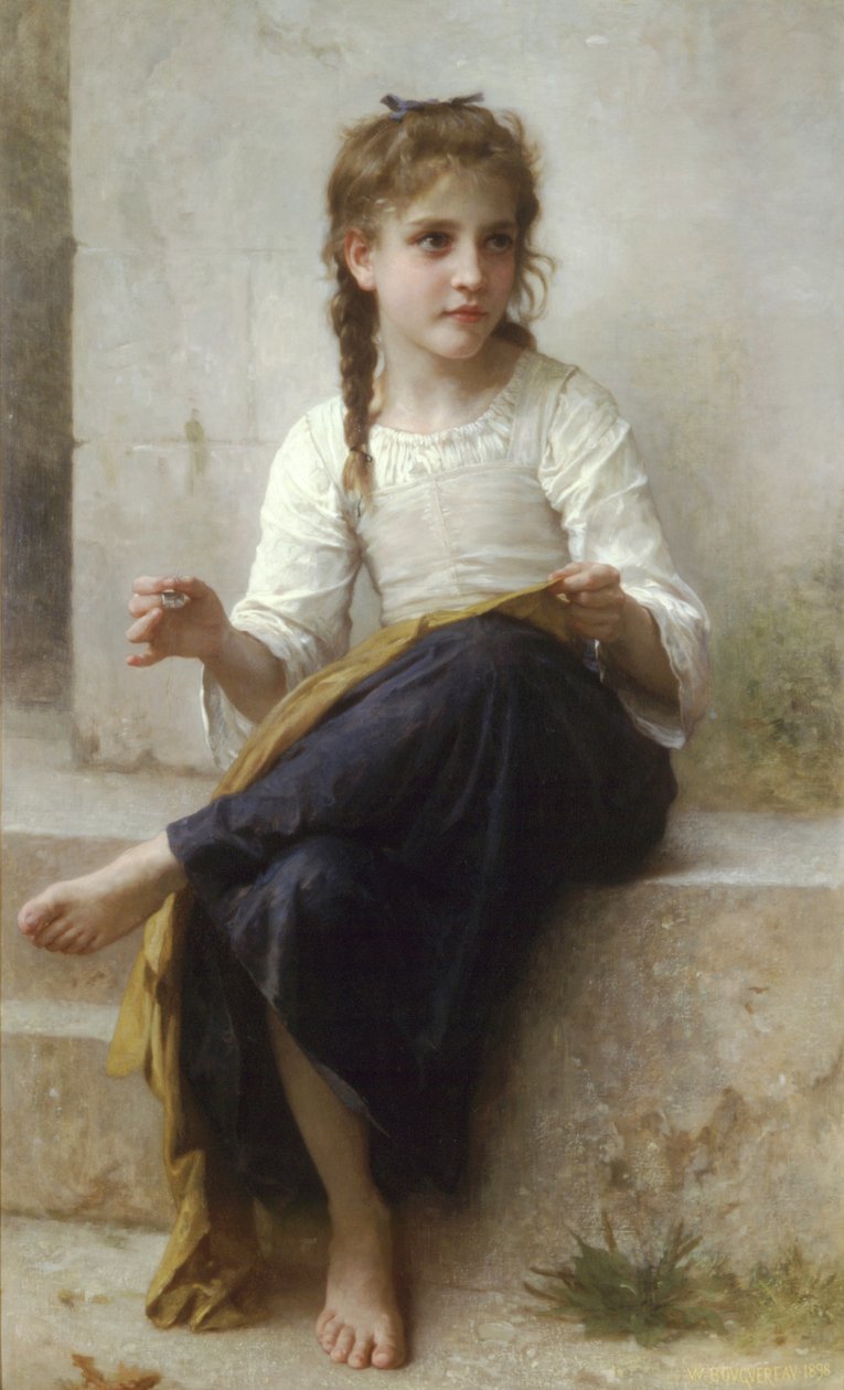 Dikiş by William Adolphe Bouguereau