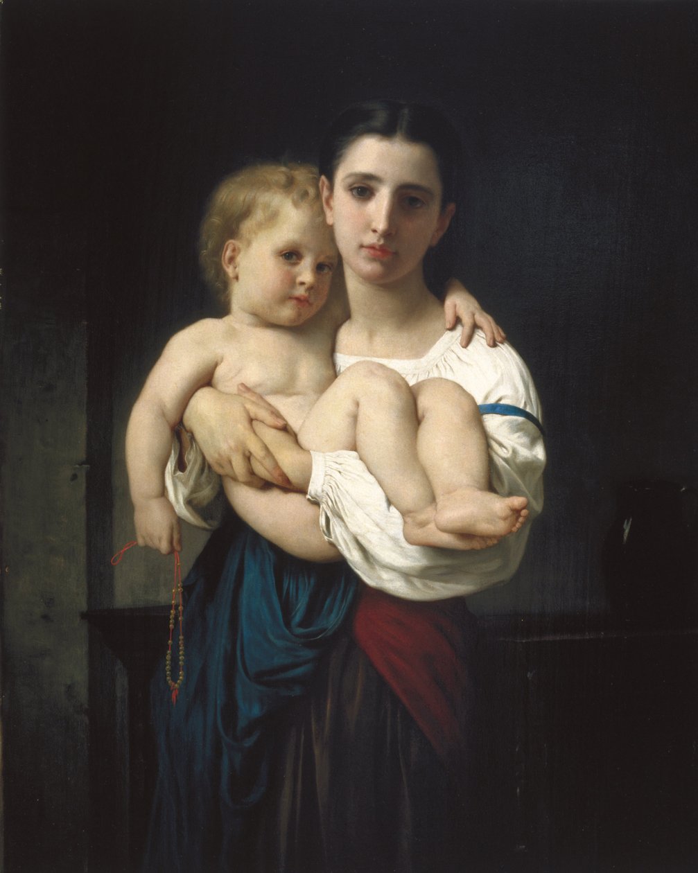 Abla, azaltma by William Adolphe Bouguereau