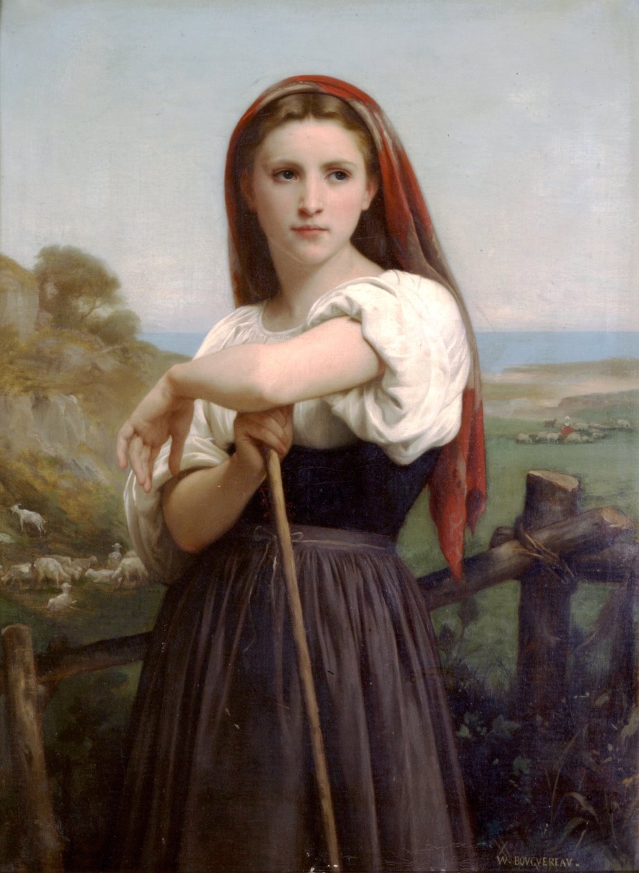 genç çoban by William Adolphe Bouguereau