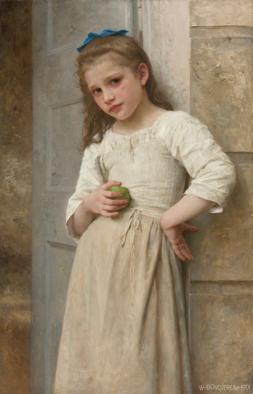 kapı eşiğindeki Yvonne by William Adolphe Bouguereau