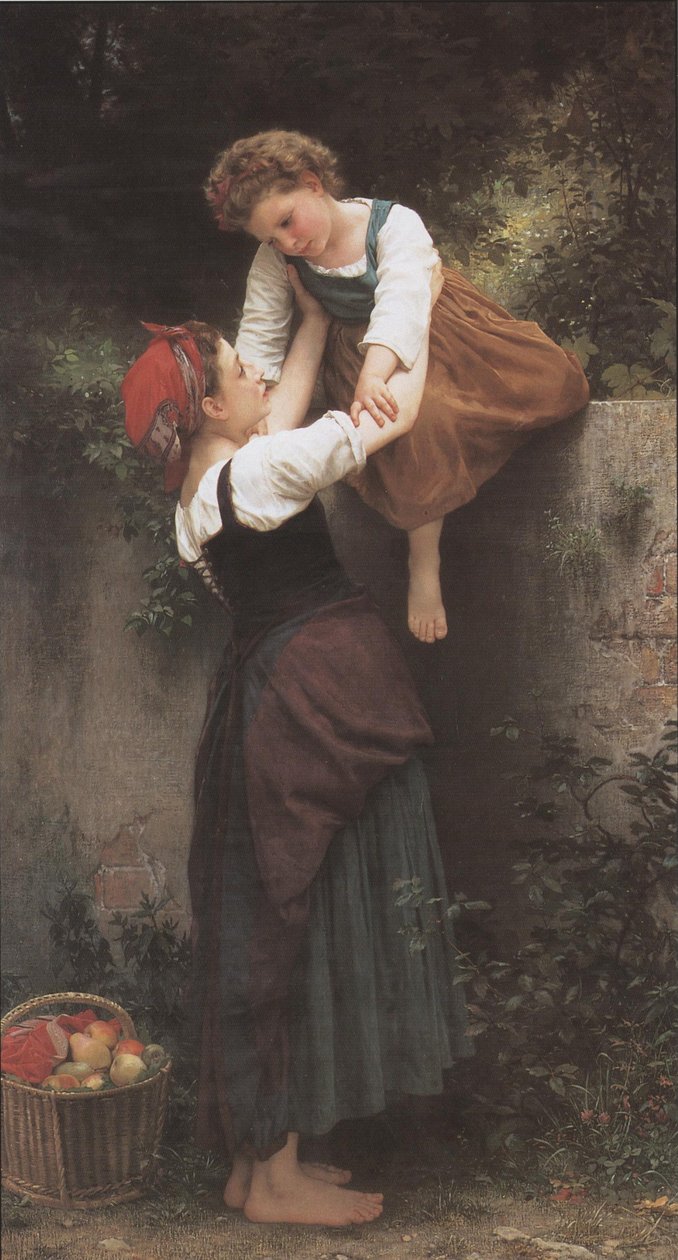 küçük çapulcu by William Adolphe Bouguereau