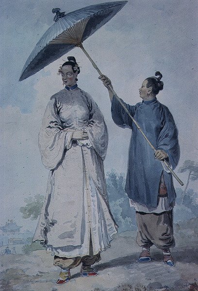 Çinli bayan görevli ile by William Alexander