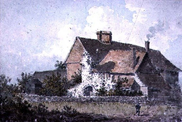 Rochester yakınlarındaki Higham Manastırı by William Alexander