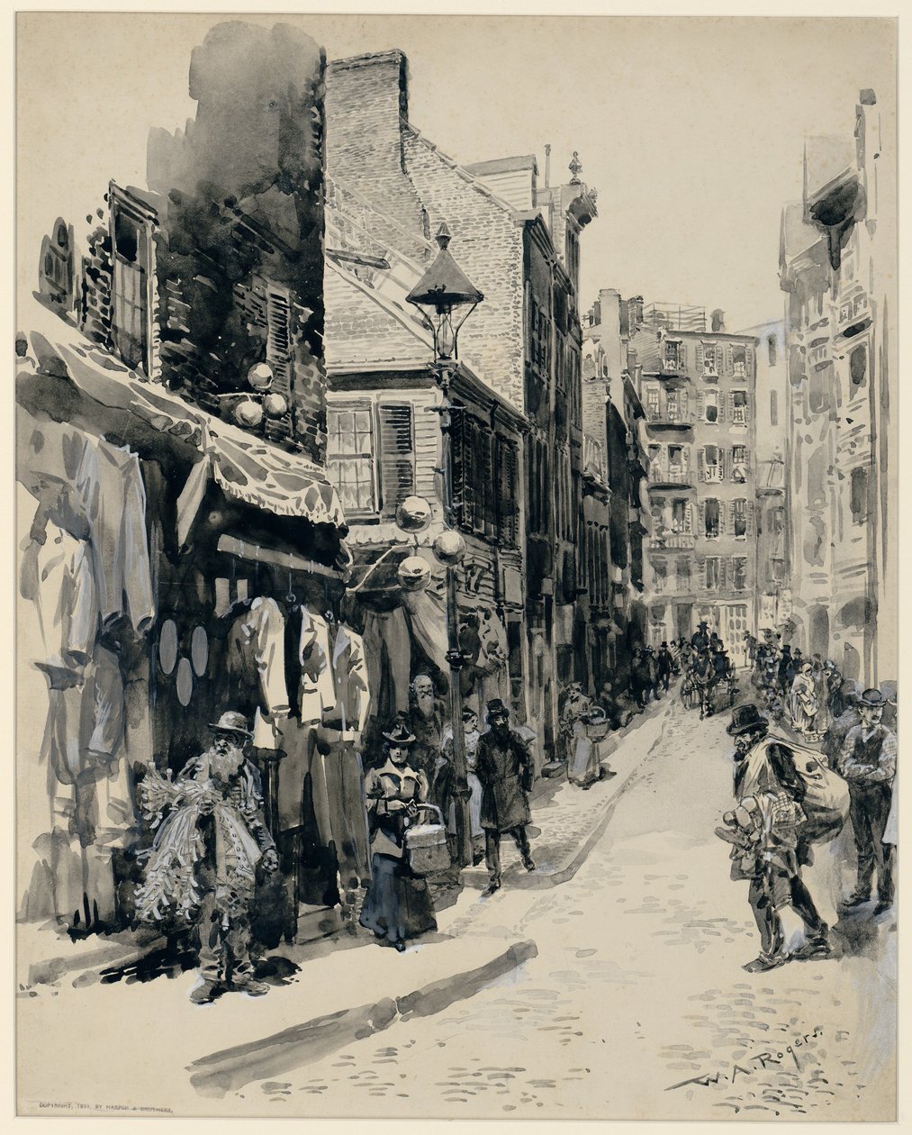 Yahudi Mahallesi, Boston, 1899