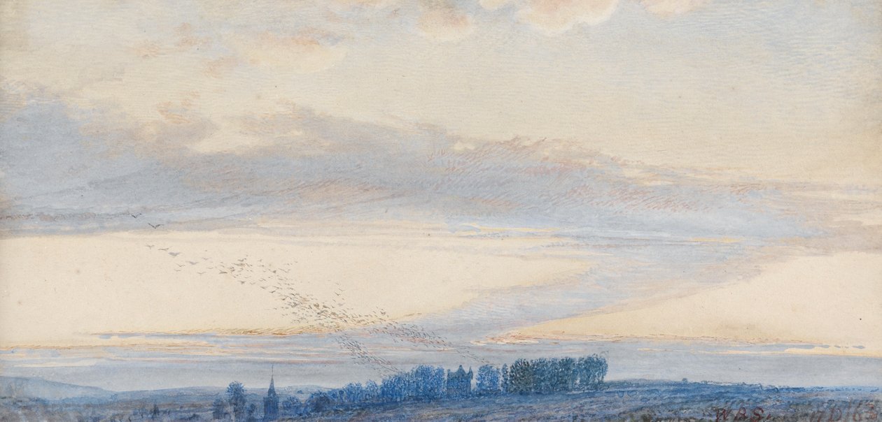 ಪೆಂಕಿಲ್ ಕ್ಯಾಸಲ್, ಮುಸ್ಸಂಜೆ, 1863 ಟರ್ಕ್ by William Bell Scott