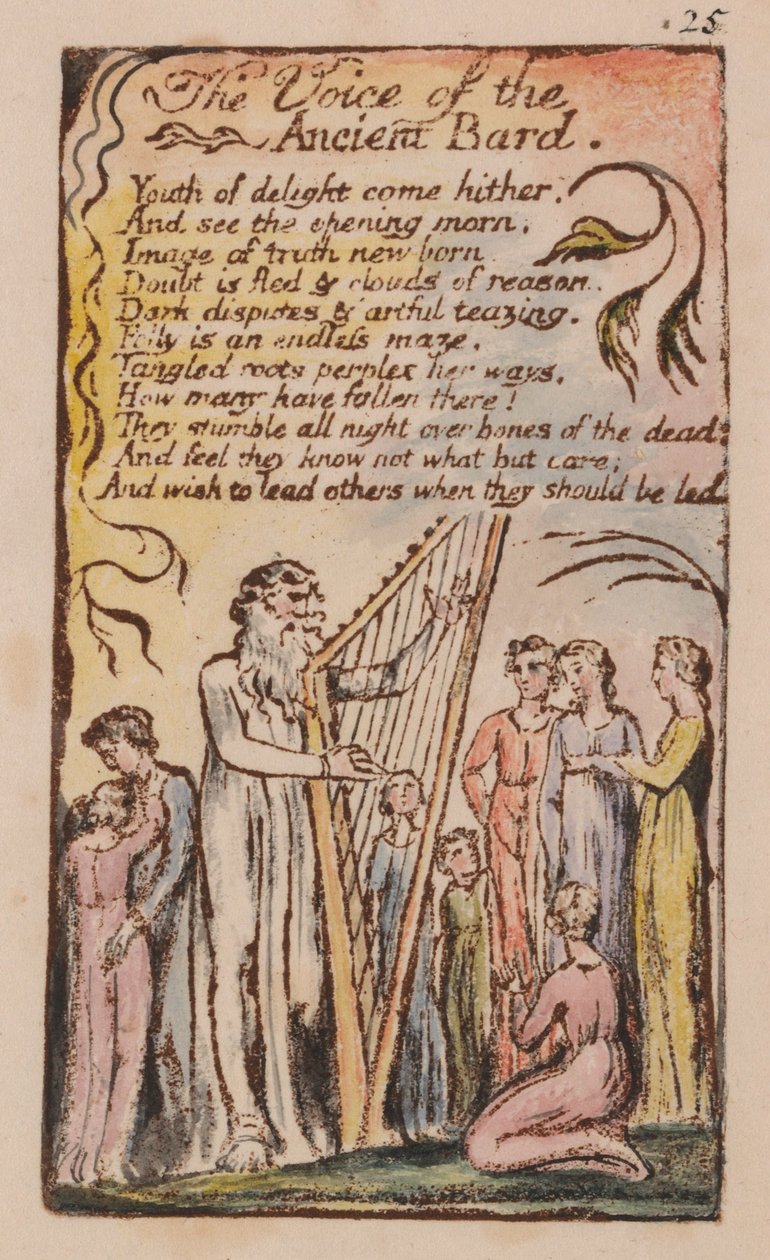 Masumiyet ve Tecrübe Şarkıları, Levha 25, by William Blake