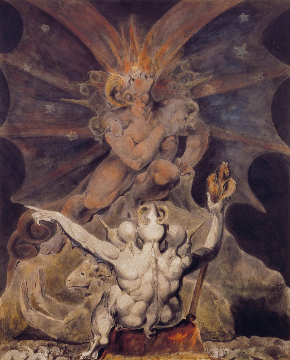 Canavarın Sayısı 666 by William Blake
