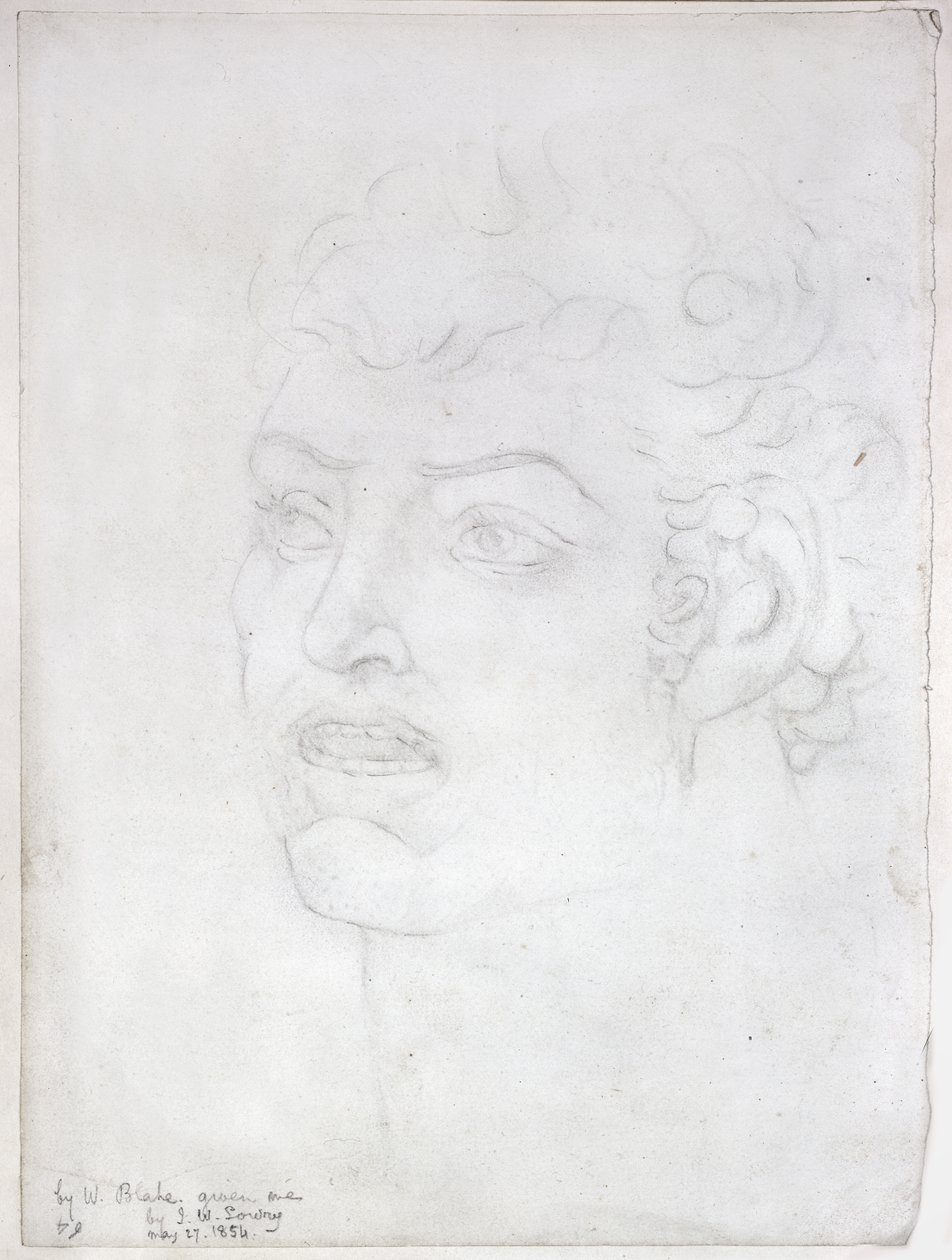 ದೂರದೃಷ್ಟಿಯ ಮುಖ್ಯಸ್ಥ, 1820 ಟರ್ಕಿ by William Blake